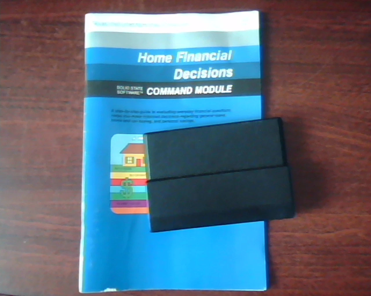 Texas Instruments Home Financial Decisions Cartridge AND Manual Solid State