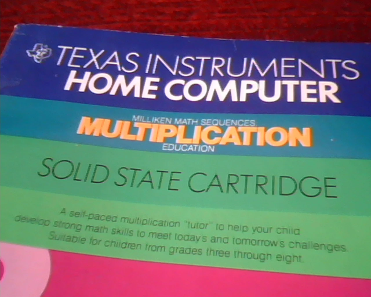 Texas Instruments Home Computer Multiplication MANUAL Milliken Math Sequences - image 2
