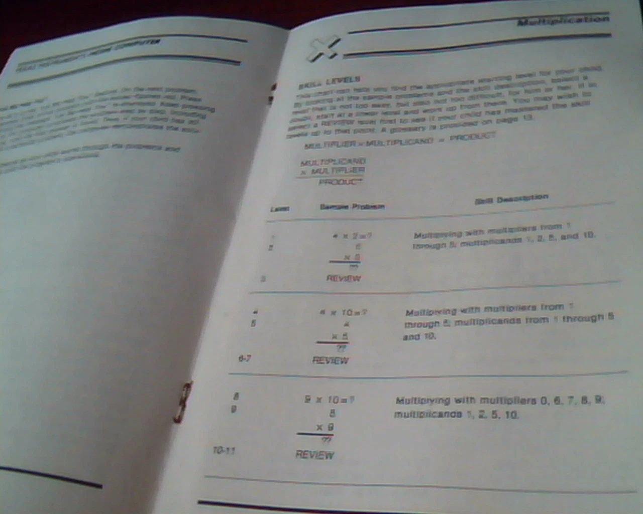 Texas Instruments Home Computer Multiplication MANUAL Milliken Math Sequences - image 4