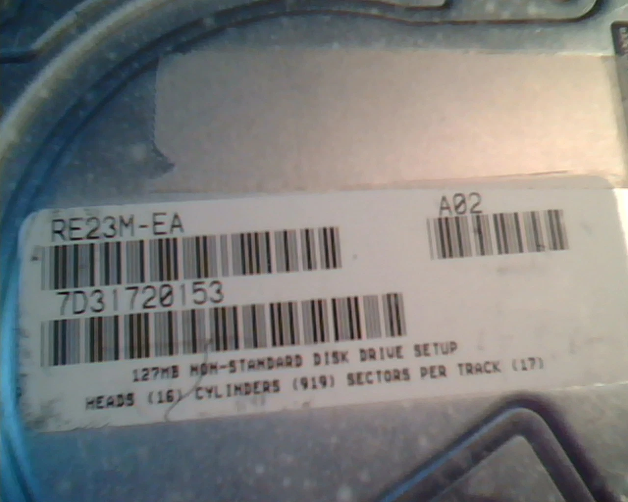 Hard Disk Drive IDE Quantum ProDrive ELS 127AT PI12A471 06-A RE23M-EA A02 - image 3