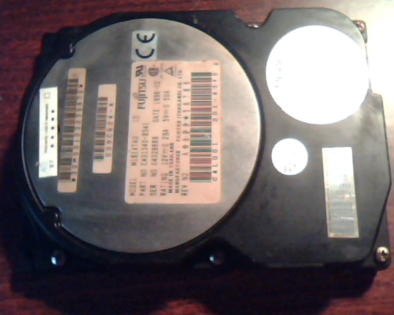 Hard Disk Drive IDE Fujitsu M1614TAU CA01340-B341 1996-02 201-4345 CAL001