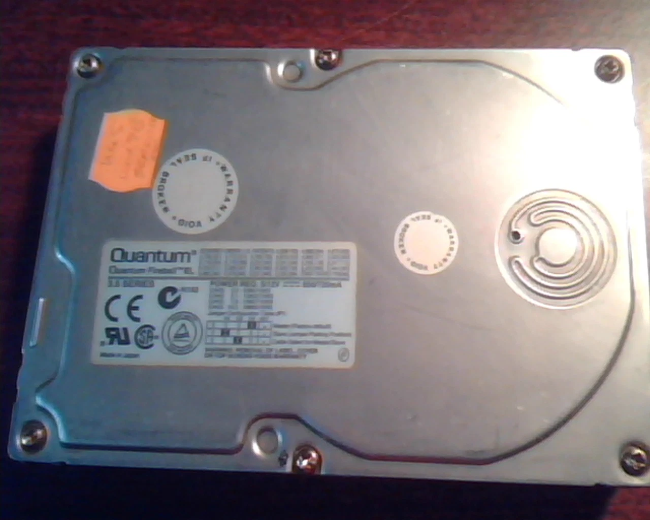 Hard Disk Drive IDE Quantum Fireball EL 2.5AT EL25A881 01-M A0808 3.5