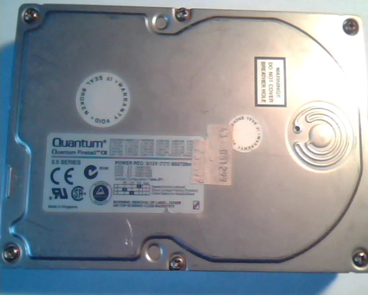 Hard Disk Drive IDE Quantum Fireball CR 01-A 4.3AT CR43A013 ACRU 1000