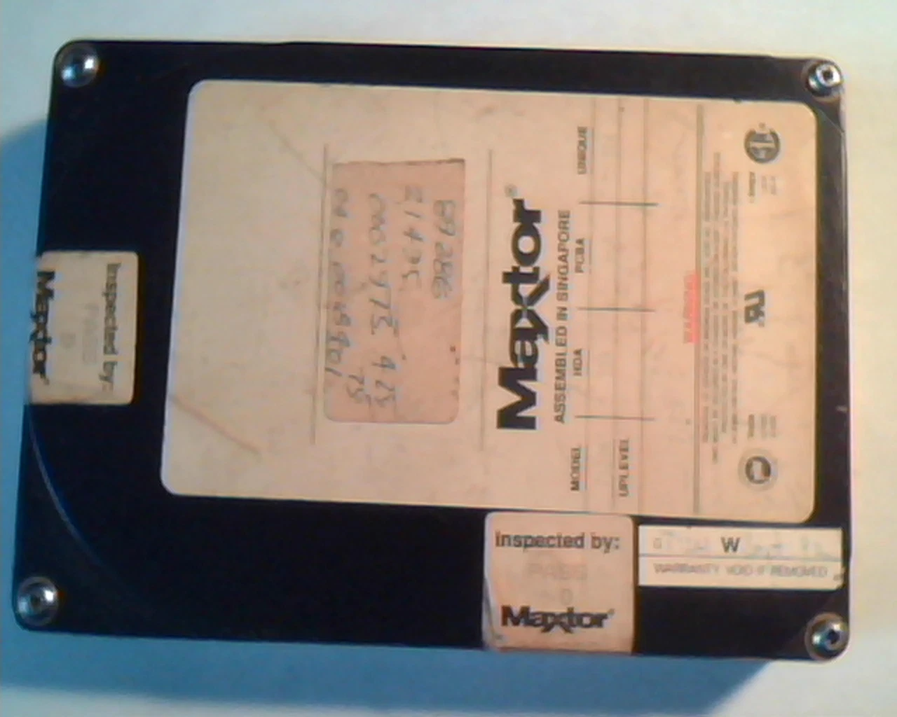 Hard Disk Drive IDE Maxtor 7120AT 22A 66A 30A Pass D MHK 2192B