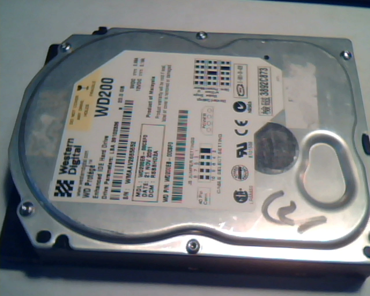 Hard Drive IDE Western Digital Protege WD200EB-00CSF0 20GB RSBBHD2A WD200