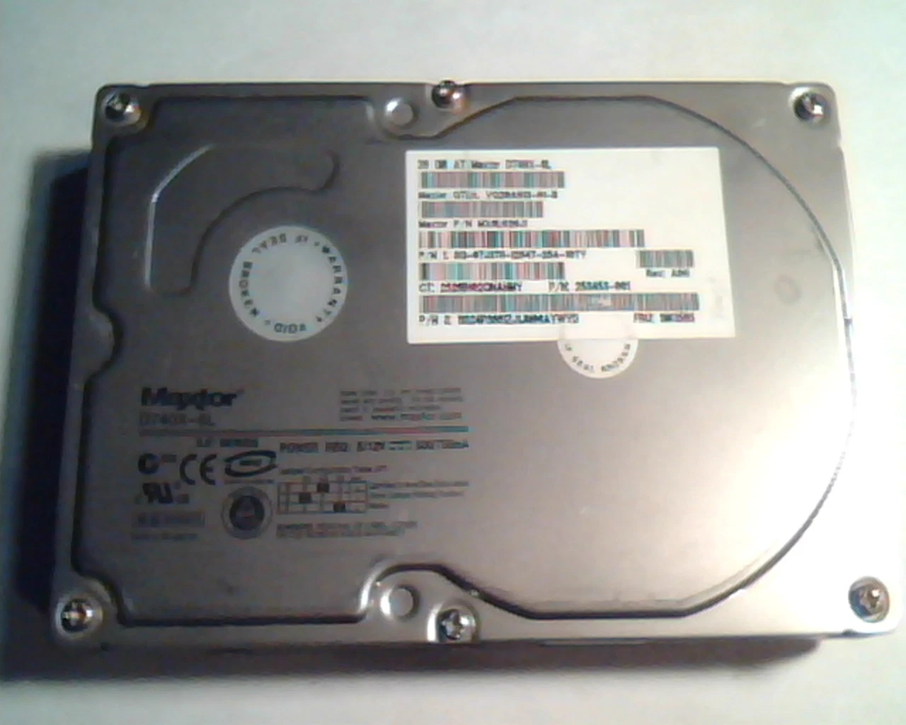 Hard Disk Drive IDE Maxtor D740X-6L 20GB MX6L020J1 A00 19K1585 253453-001 AT