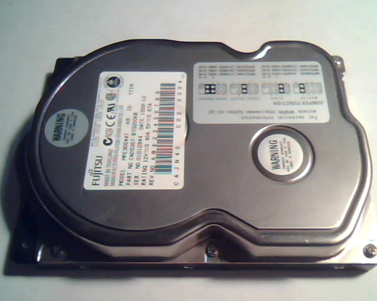 Hard Disk Drive IDE Fujitsu MPE3064AT YTIN CA05367-B70200KR C02-0304 1999-12