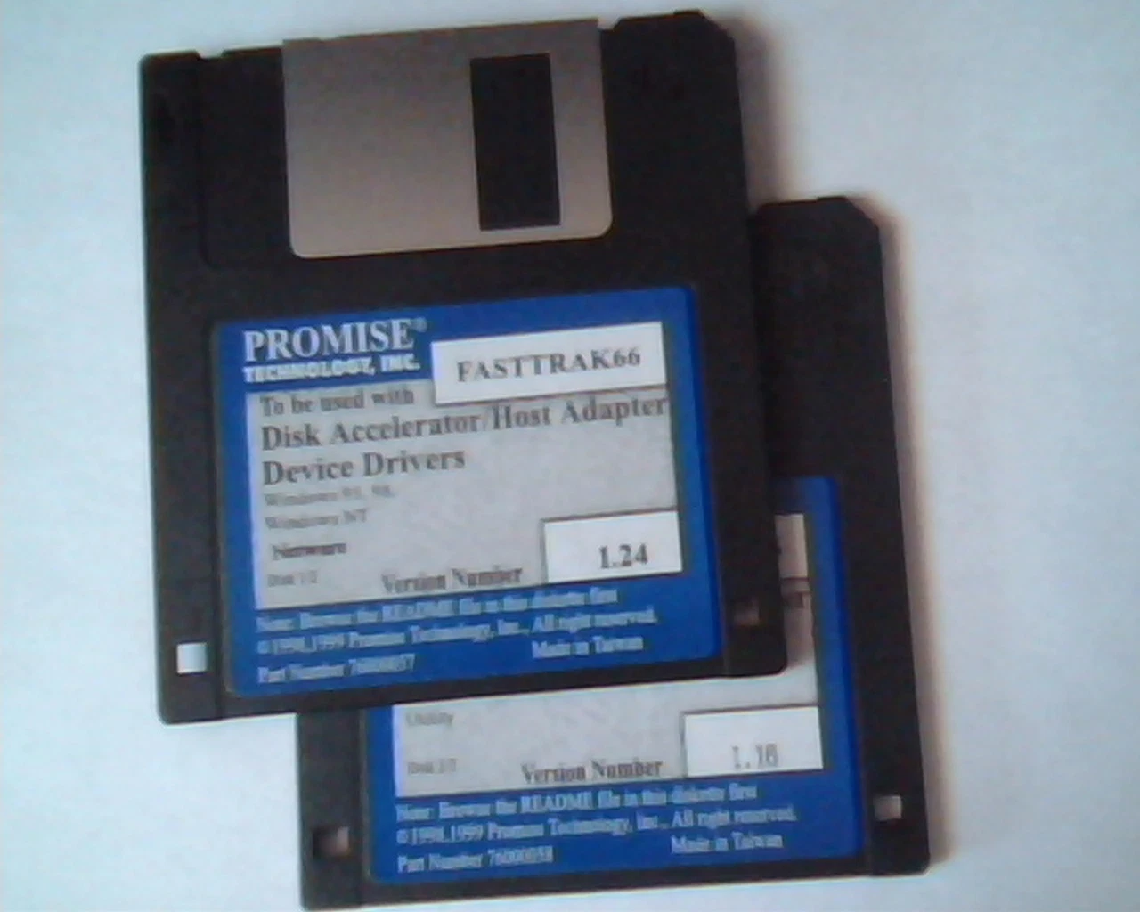 Promise Floppies Disk Accelerator Host Adapter Drivers 1.24 1.16 FASTTRAK66