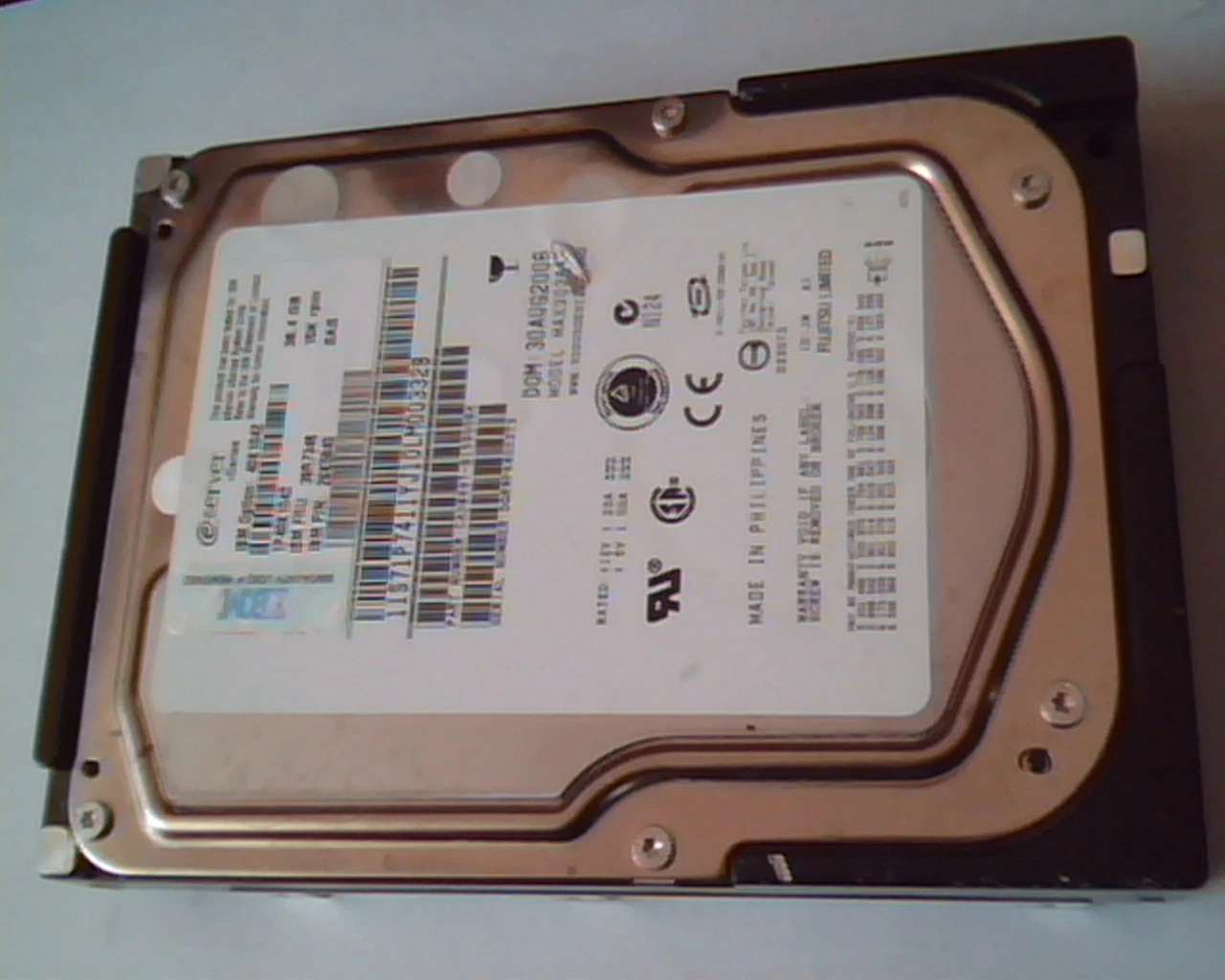 Hard Disk Drive SATA IBM eserver Fujitsu CA06697-B15900BA MAX3036RC 36.4 GB