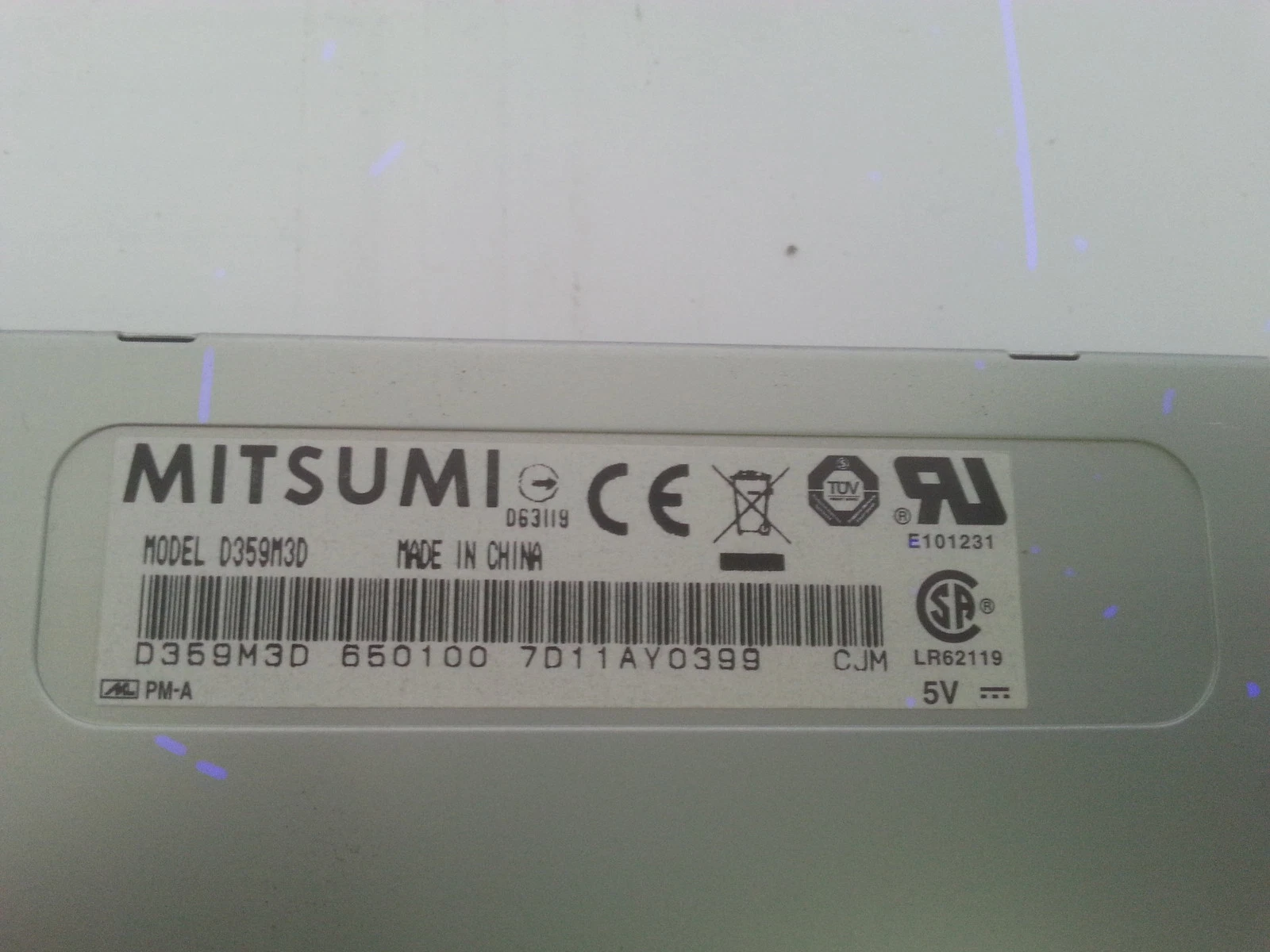 Mitsumi Floppy Drive D359M3D LR62119 D359M3D 650100 - image 2