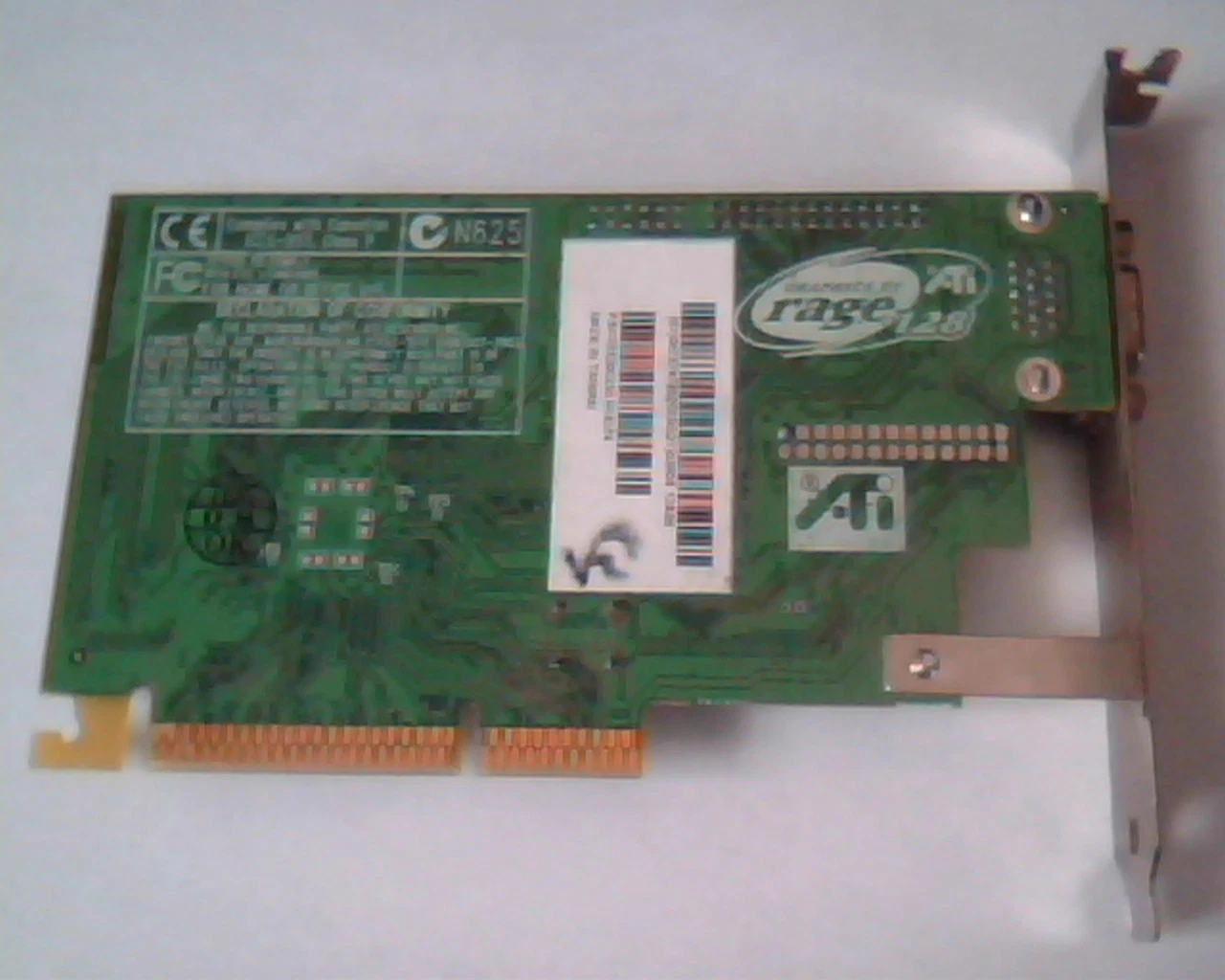 AGP card ATI 109-52000-31 Rage 128 R128 52001 VGA 1025200330 - image 4
