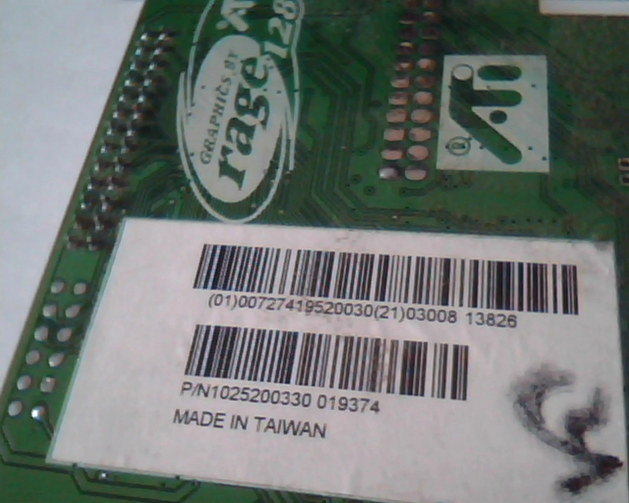 AGP card ATI 109-52000-31 Rage 128 R128 52001 VGA 1025200330 - image 5