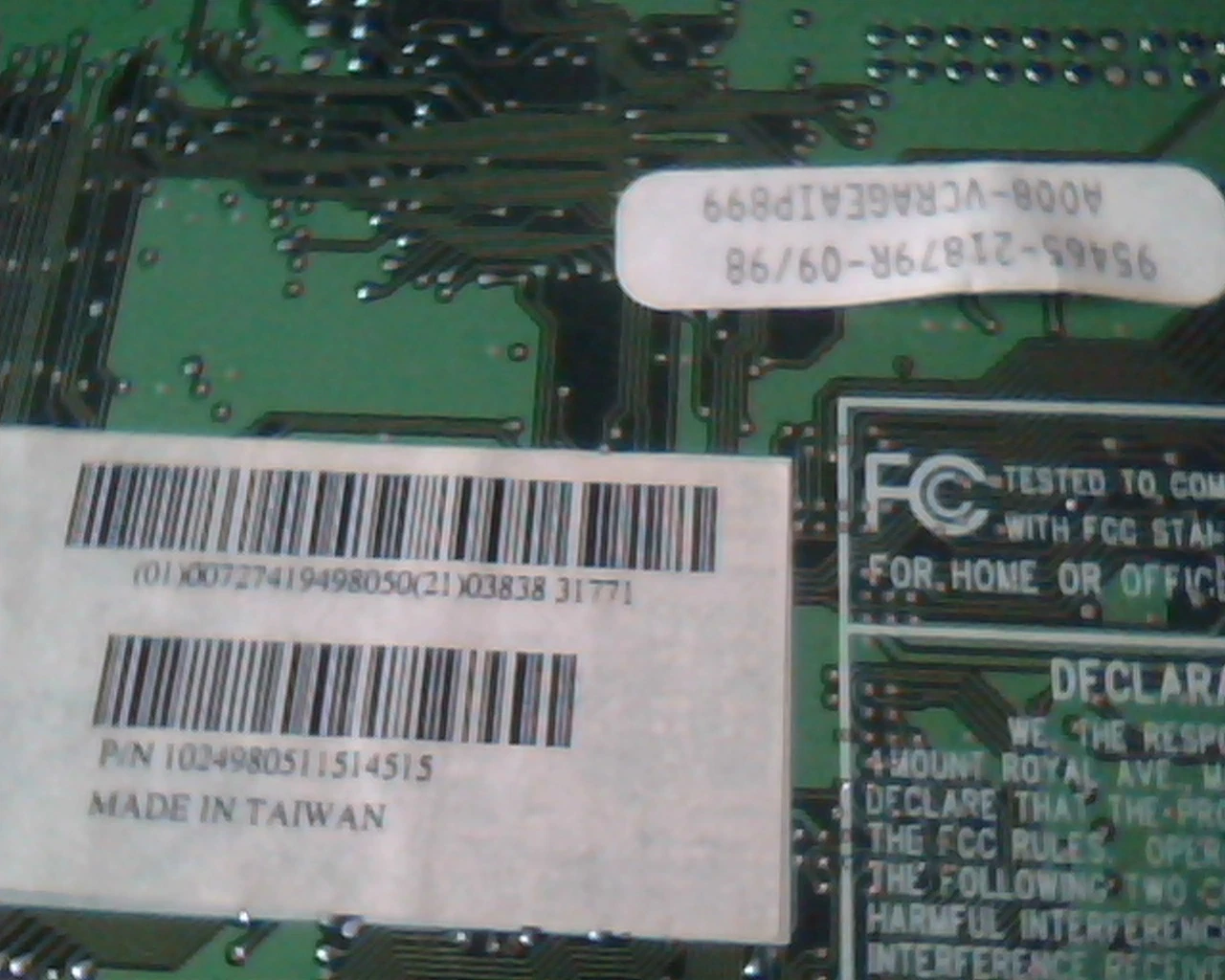 AGP card ATI 109-4980-10 RGPRO 49801 Rage Pro Turbo VGA 1024980511514515 - image 4