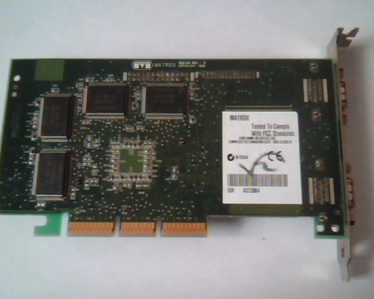 AGP card Matrox 906-04 Rev B MV03 65 Dual VGA - image 5