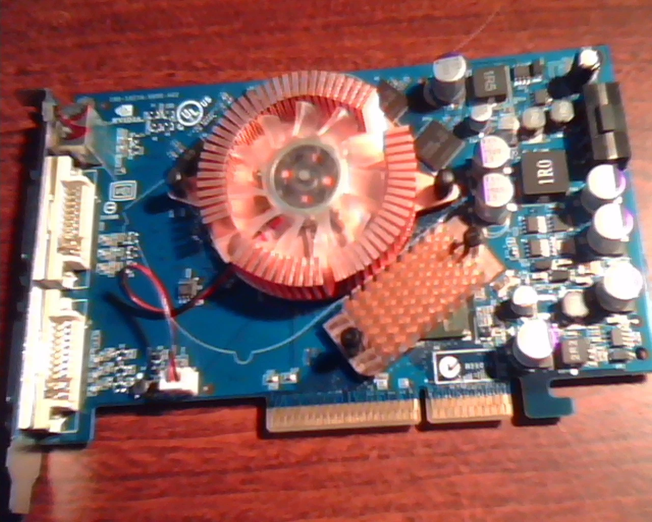 AGP8X video graphic card nVIDIA 180-10218-0000-A02 P218 BFGR6600GTOC Dual DVI TV