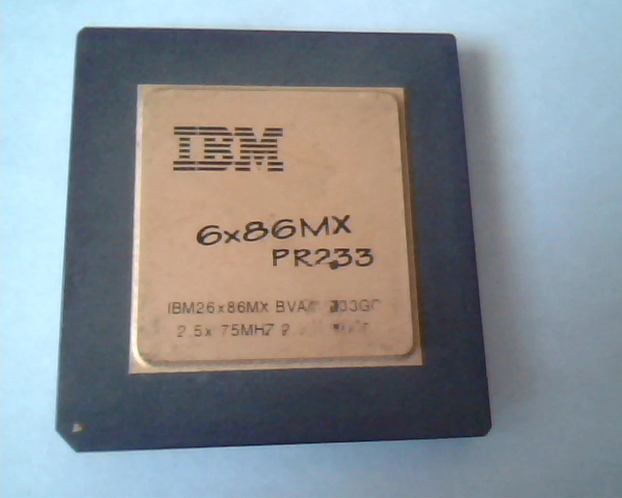 Rare CPU computer chip - IBM 6x86MX PR233 26x86Mx IBM9314 T12039 Cyrix 21L8188