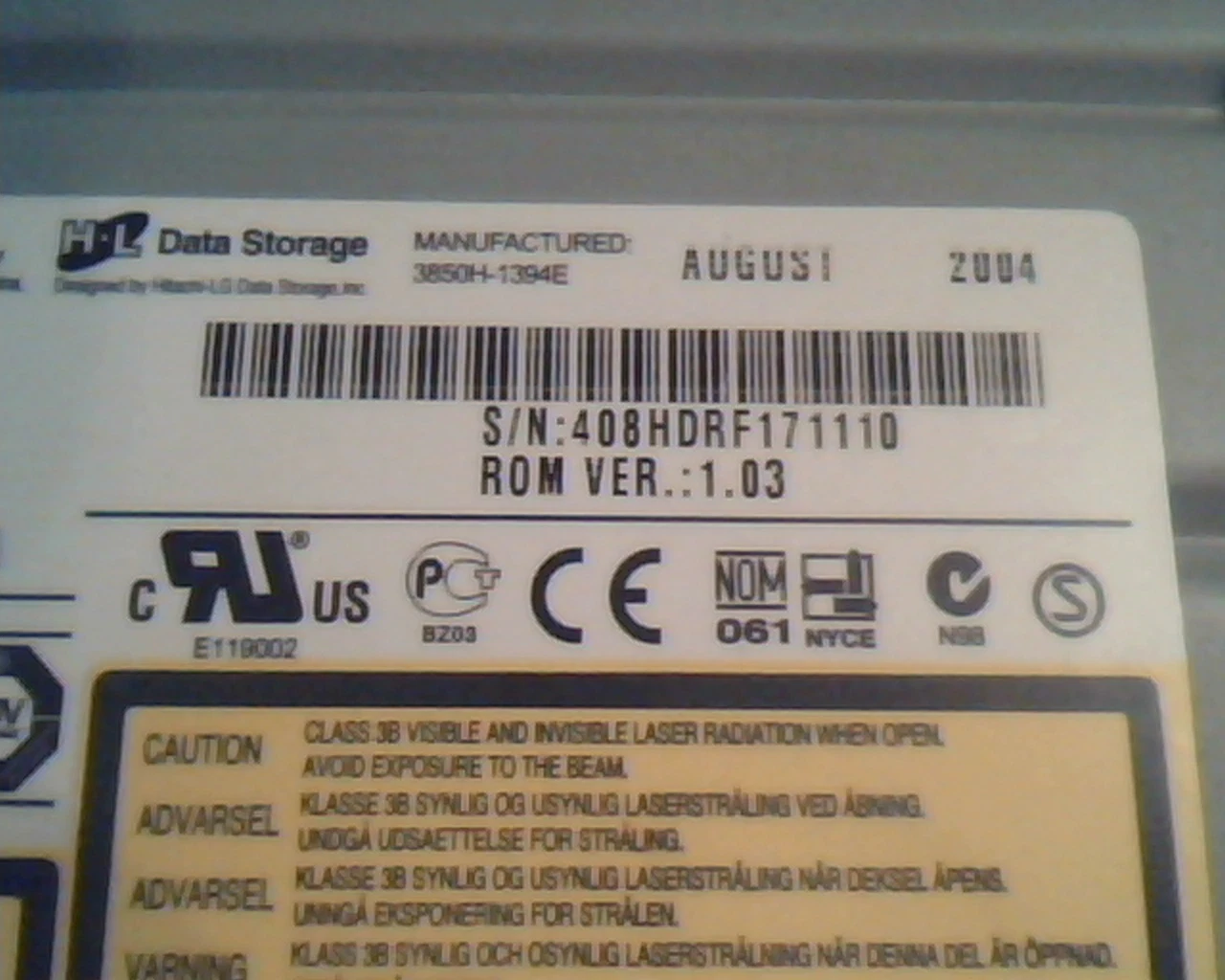 LG CD-R/RW Drive GCE-8526B 1.03 52X32X52X HL - image 3