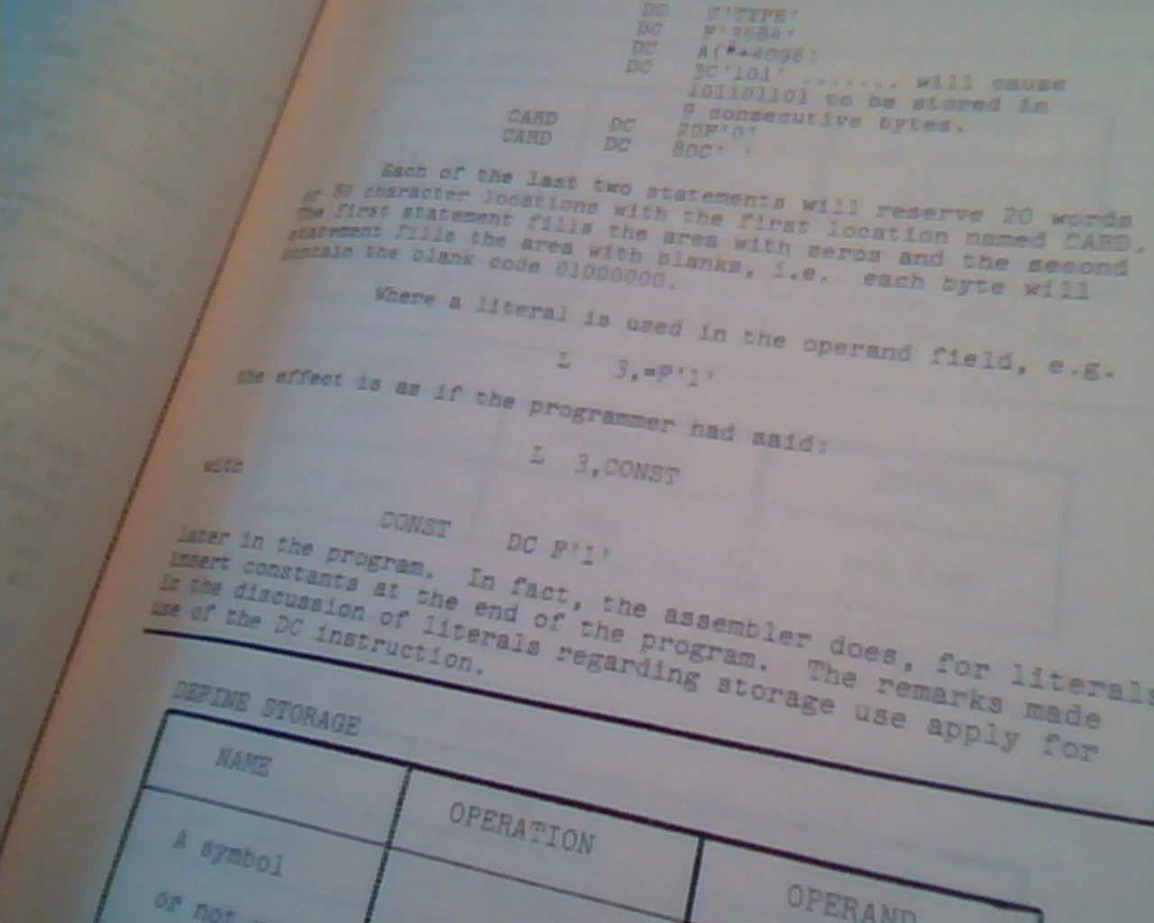 360 Student Assembler Language SAL Reference Manual - Easten Penny 1969 - image 4