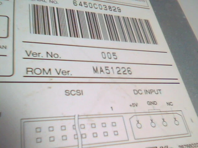 CD-ROM Drive Toshiba XM-5401B 005 50-pin SCSI February 1996 CI MA51226 CD - image 7