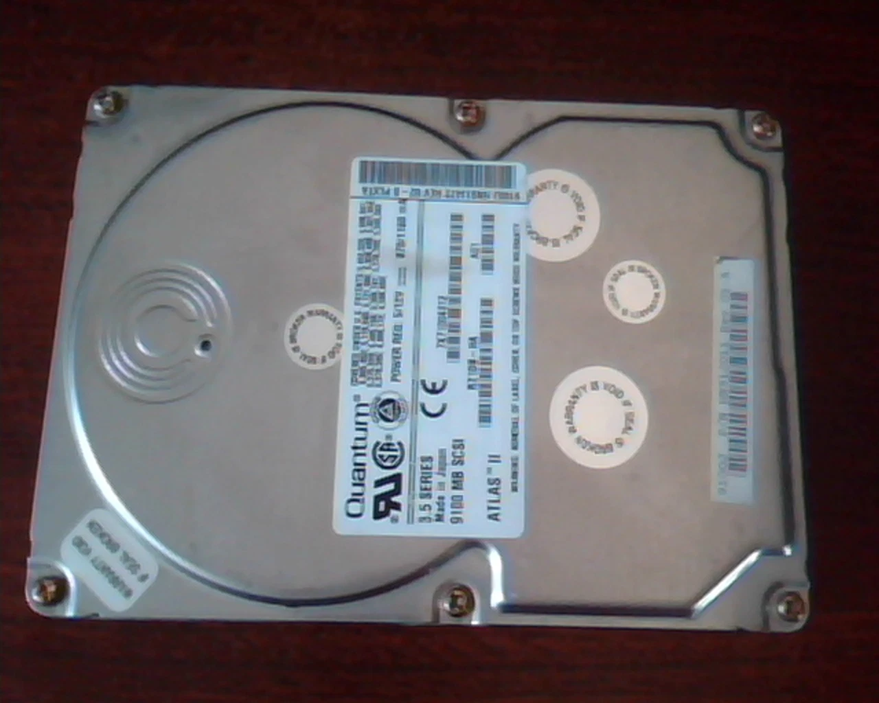 Hard Drive Disk SCSI Quantum Atlas II 9100J HN91J011 01-A 02-B PLXTA 3.5