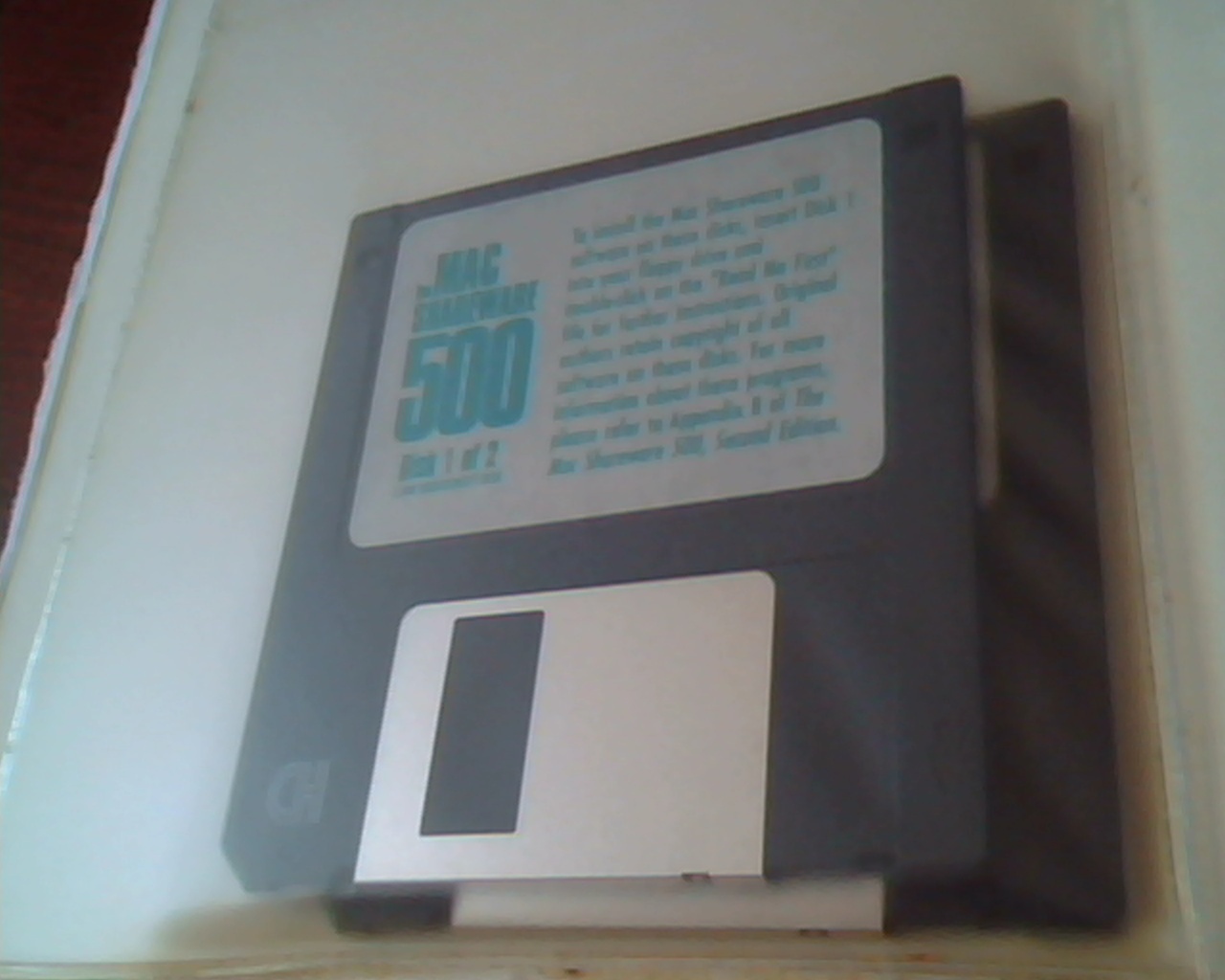 Floppy Disk Ventana Press MAC Shareware 500 Second edition Mac500 Macintosh