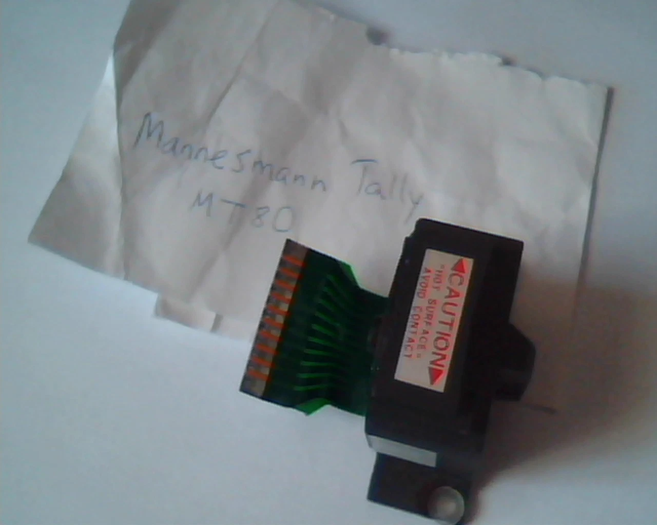 Manesmann Tally MT80 - Printhead vintage 9-pin impact printer part