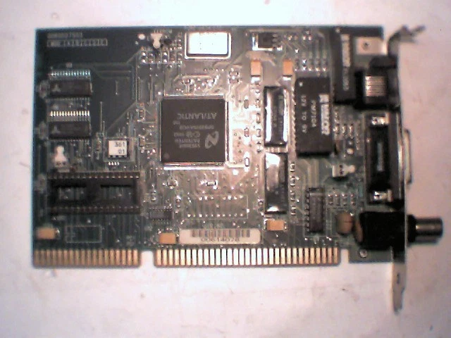 Pure Data PDI8023 PlusII Ethernet 16-bit ISA Vintage PDI8023PLUSII-16CAT PD18023