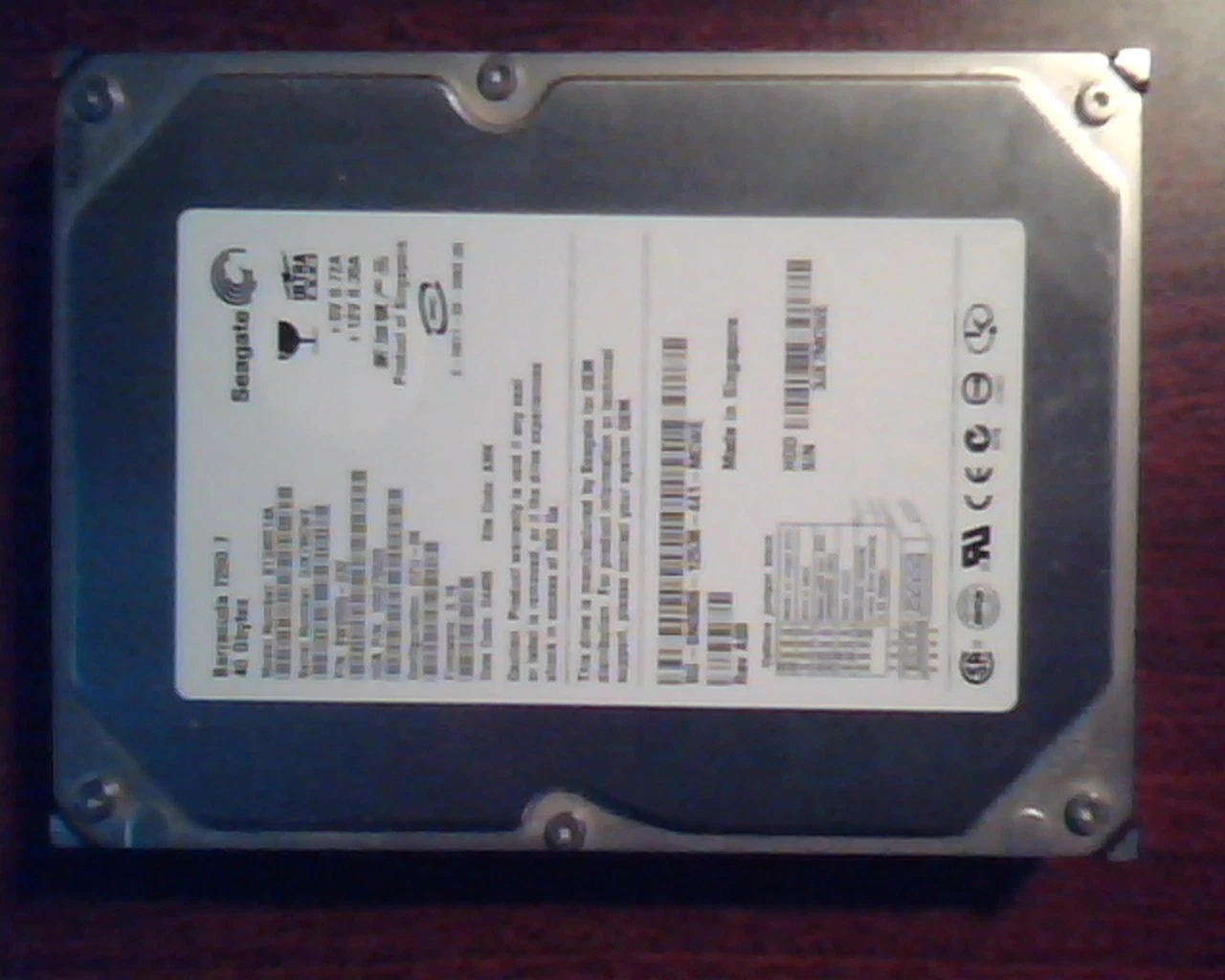 Hard Disk Drive IDE Seagate Barracuda 7200.7 ST340014A 9W2005-032 100275520