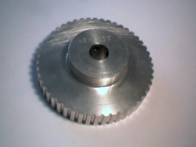 Aluminum Gear 3" OD 1/2" 0.5" shaft 48 teeth