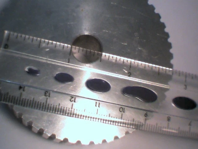 Aluminum Gear 3" OD 1/2" 0.5" shaft 48 teeth - image 3