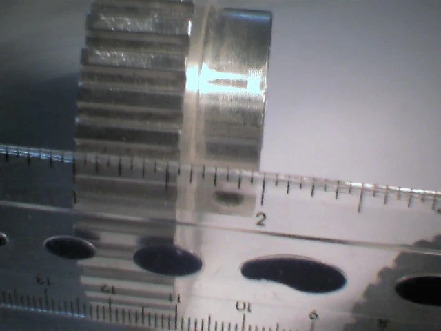 Aluminum Gear 3" OD 1/2" 0.5" shaft 48 teeth - image 5
