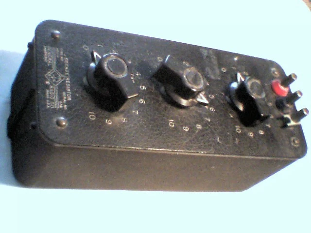 GENERAL RADIO 1432-A PRECISION OHM DECADE RESISTOR BOX S/N: 2781
