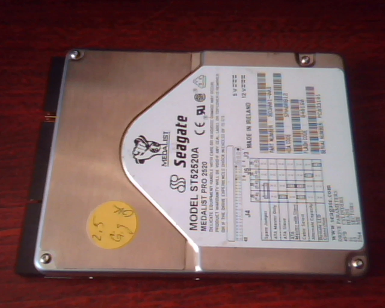 Hard Drive Disk IDE Seagate Medalist Pro 2520 ST52520A 9D3001-003 2564MB ✅TESTED