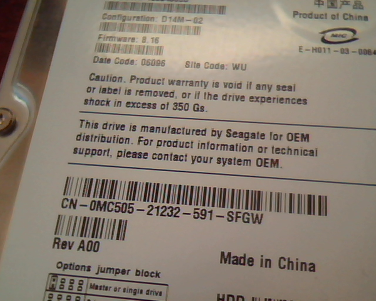 Hard Drive Disk IDE Seagate Barracuda 7200.7 ST380011A 9W2003-633 D14M-02 WU - image 4