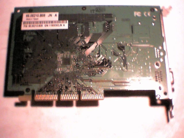 AGP Video Graphics Card Aopen MX400-E 64M 64MB 4X GeForce2 MX 90.05210.B08 - image 2