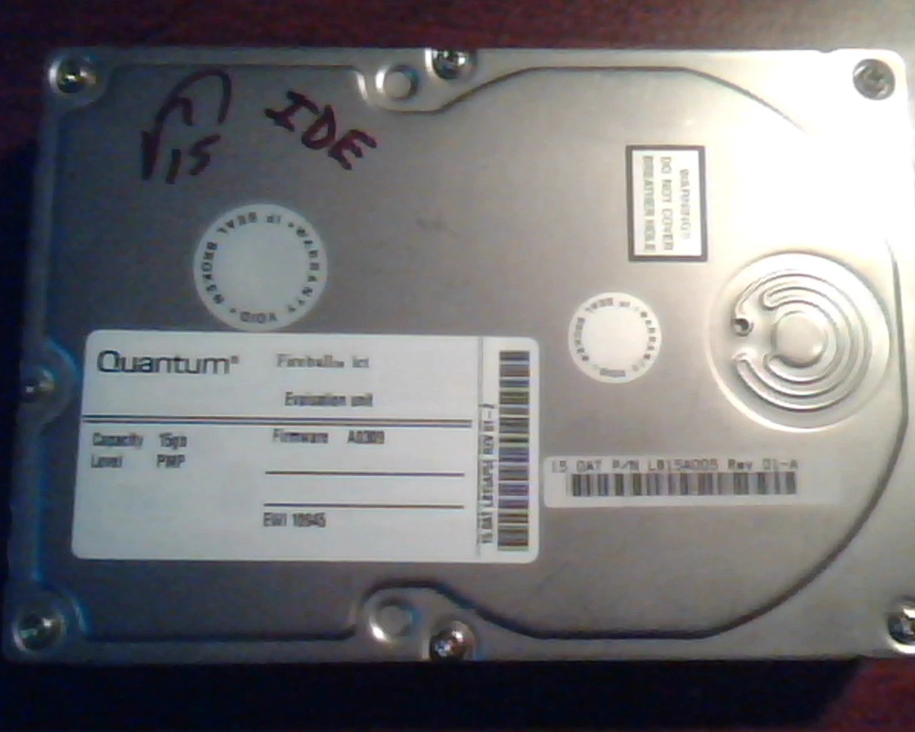 Hard Drive Disk IDE Quantum Fireball lct LB15A005 LB15AP5E 01-A 01-Z 15.0AT