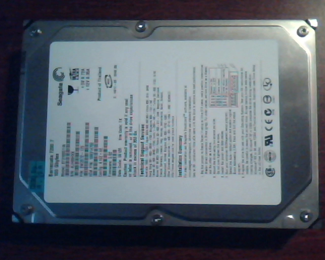 Hard Drive Disk IDE Seagate Barracuda 7200.7 ST3100011A 9W2072-175 100314750 100