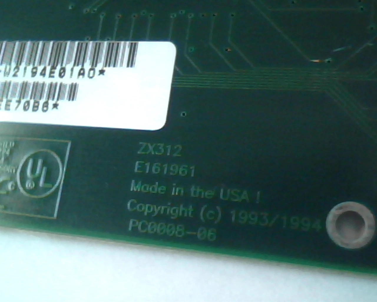 ZNYX ZX312 SA0011 Rev 06A PCI Network Card 1997 - image 6