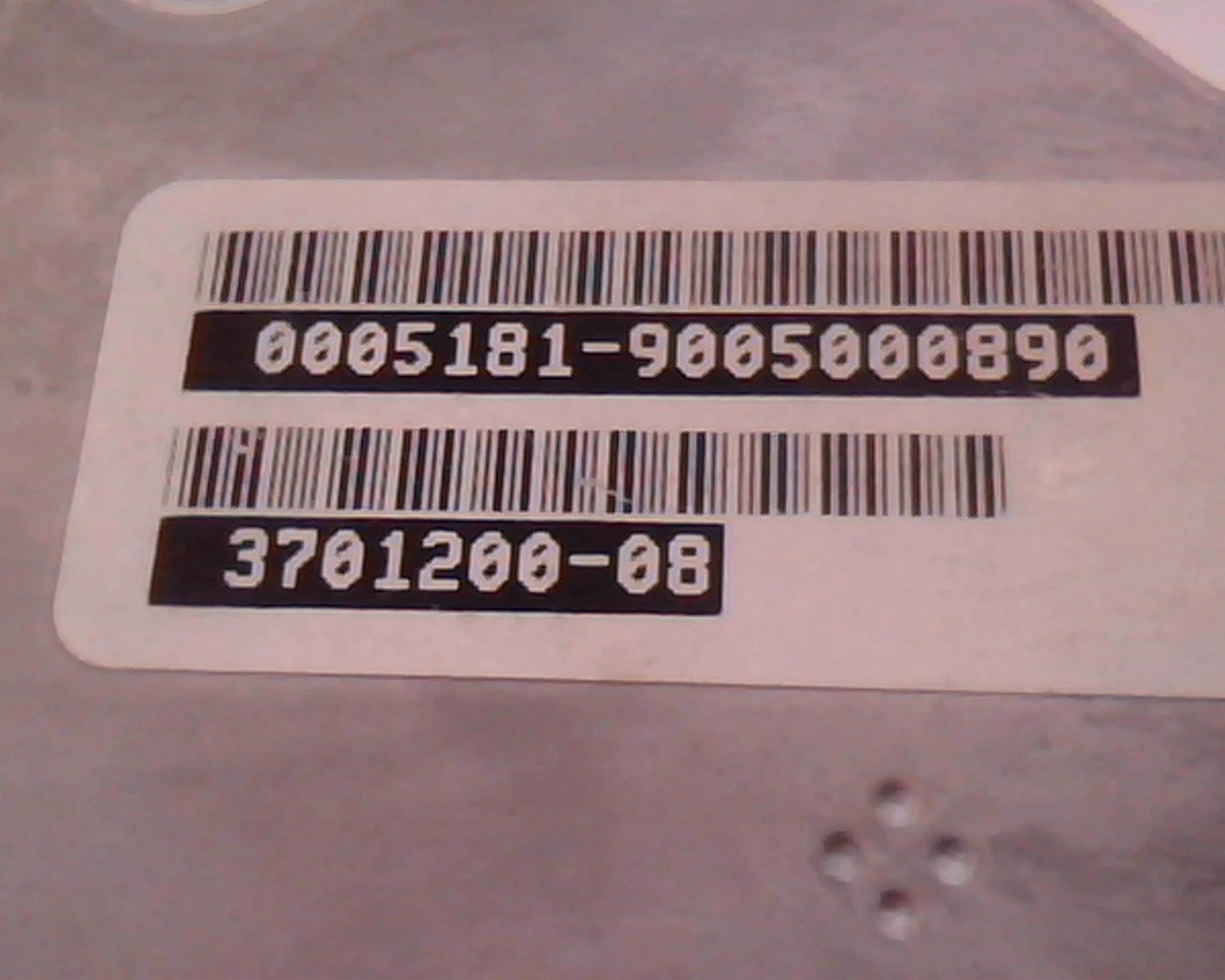 SCSI Hard Disk Drive Quantum ProDrive 105S 910-10-9403 50pin 3701200-08 - image 2