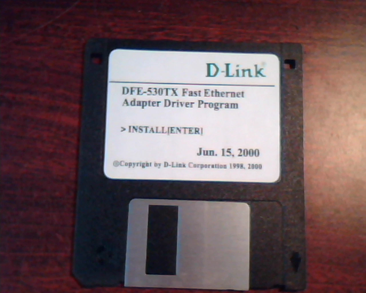 Floppy Disk D-Link DFE-530TX Fast Ethernet adapter driver program Jun 15 2000