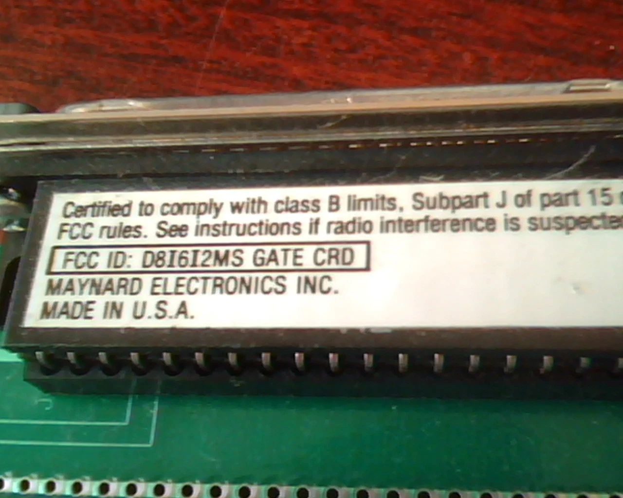 Maynard Tape Interface Card QIC-02 8-bit ISA Gate Card - image 4