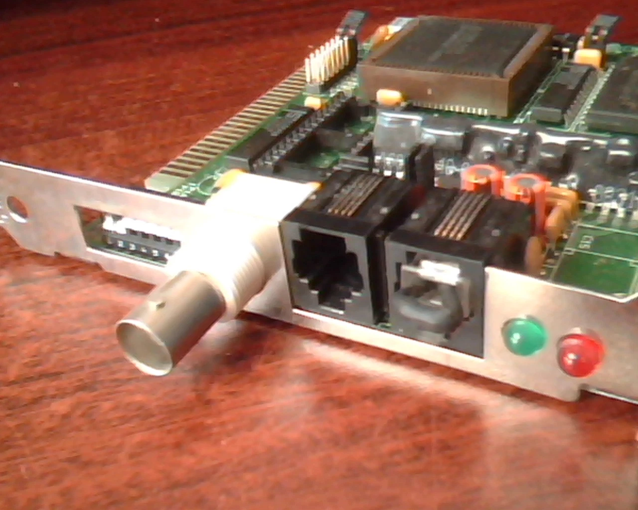 PDI507 Pure Data ARCnet 8-bit ISA NIC Network Card Twisted Pair Coax vintage - image 4