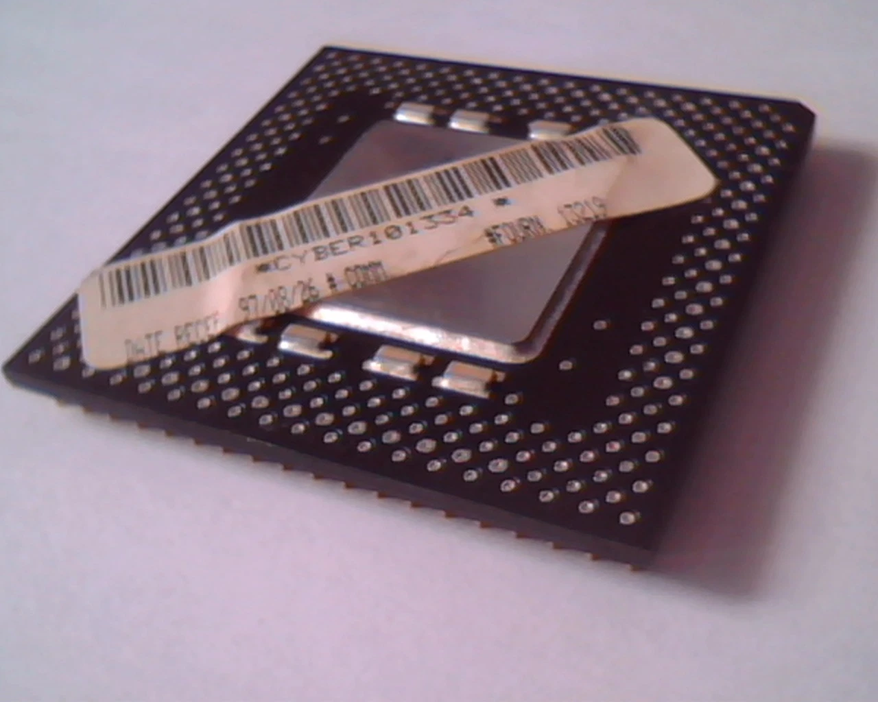 Rare CPU Chip Intel Pentium Misprint Mislabelled SL27S - image 4