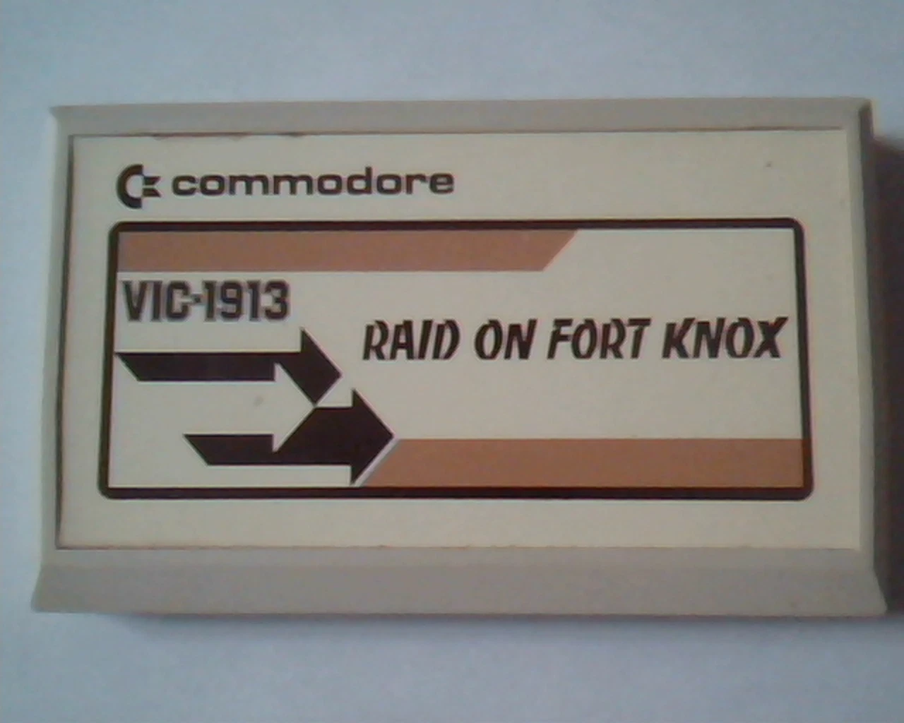 Game Cartridge Commodore VIC20 VIC-1913 Raid on Fort Knox
