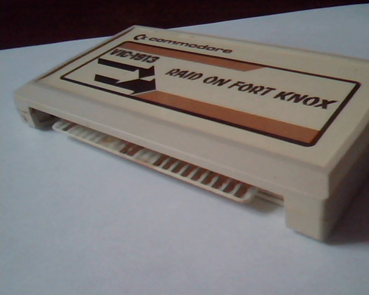 Game Cartridge Commodore VIC20 VIC-1913 Raid on Fort Knox - image 2