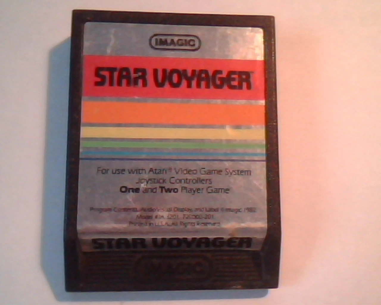 Star Voyager Imagic Video Game Cartridge ATARI 1982