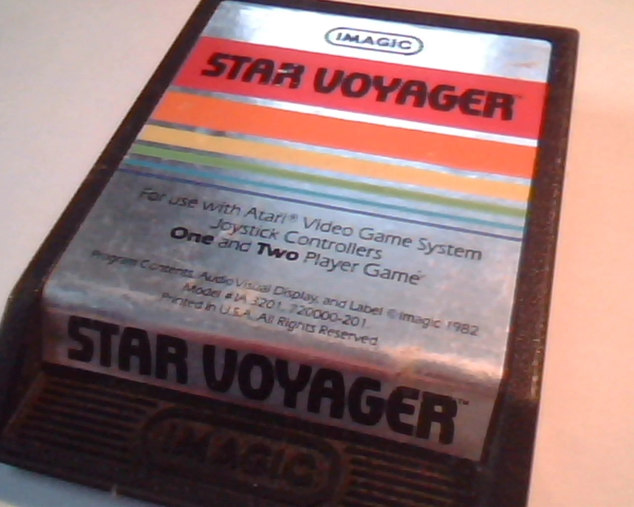 Star Voyager Imagic Video Game Cartridge ATARI 1982 - image 2
