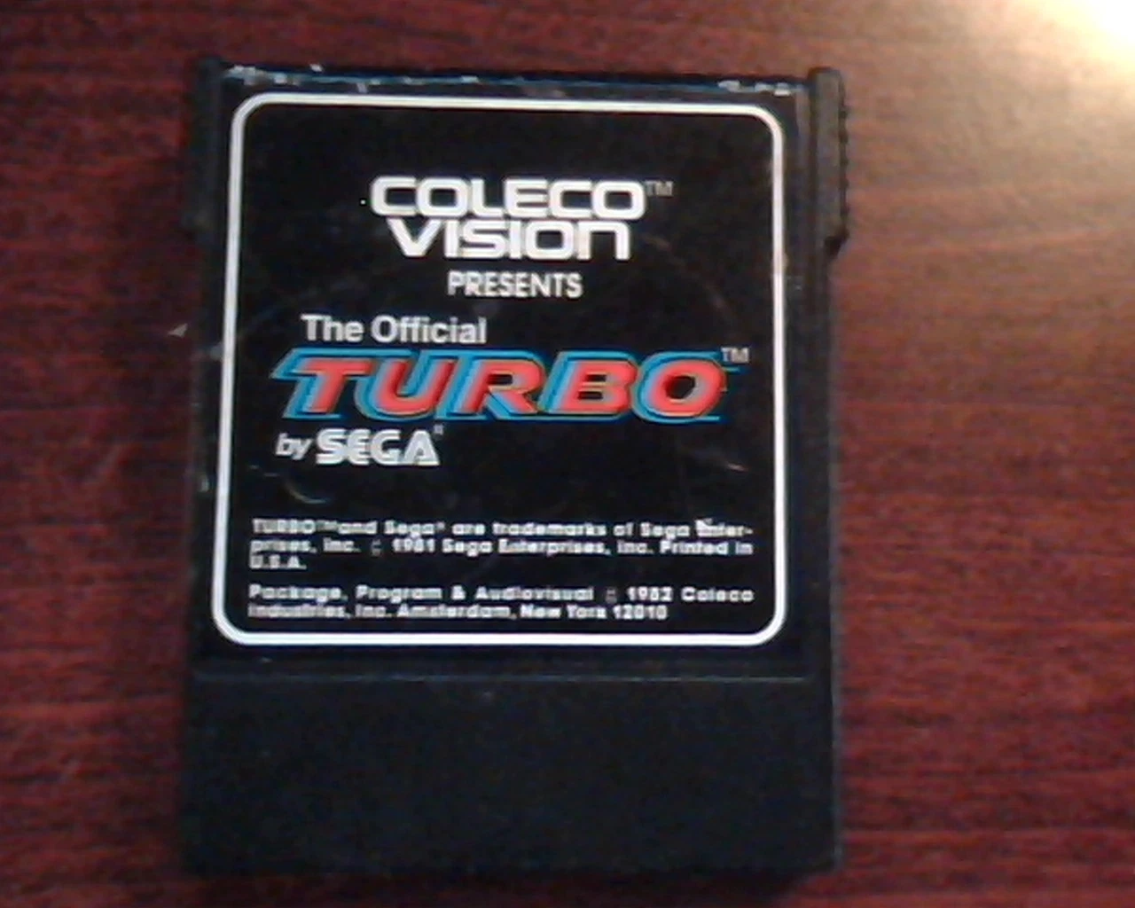 Coleco Vision Turbo by Sega 1982 Game Cartridge