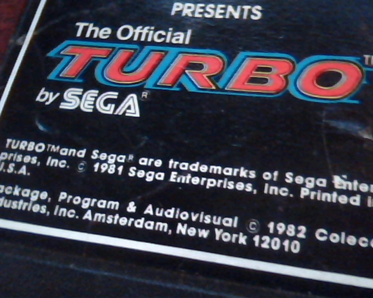 Coleco Vision Turbo by Sega 1982 Game Cartridge - image 2