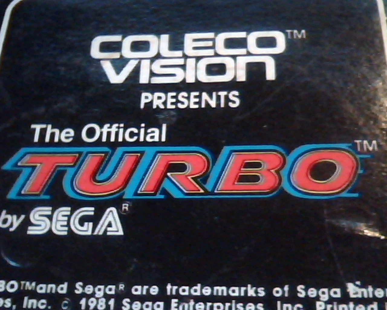 Coleco Vision Turbo by Sega 1982 Game Cartridge - image 3